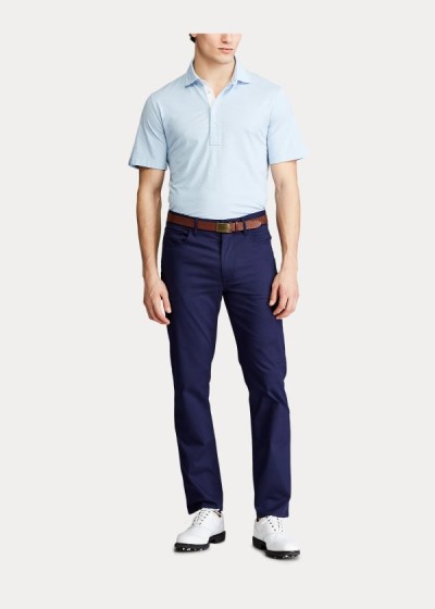 Men's Ralph Lauren Classic Fit Stretch Lisle Polos | 954367IML